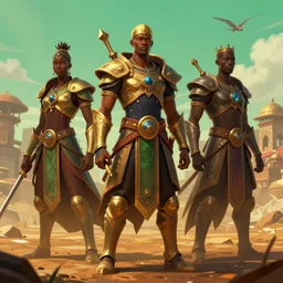 nigeria lagos 4 k, digital art, epic fantasy, colourful, concept art