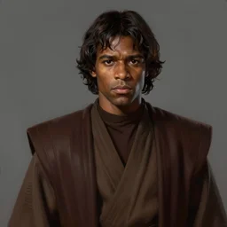 portrait of a man by greg rutkowski, old jedi master, black, he looks like john boyega, star wars expanded universe, he is about 6 0 years old, wearing jedi robes, highly detailed portrait, digital painting, artstation, concept art, smooth, sharp foccus ilustration, artstation hq