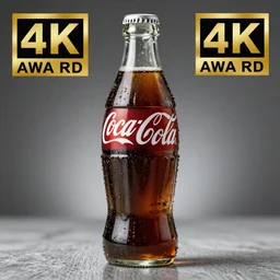 a can of Coca Cola, product photography, 4K, award winning