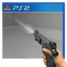 A first-person shooter, PS2 game, 3DCG, designed by Tadanori Yokoo!!!!!