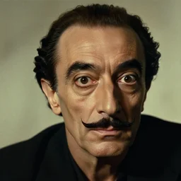 the wrong face, film still from the movie directed by Denis Villeneuve with art direction by Salvador Dalí,