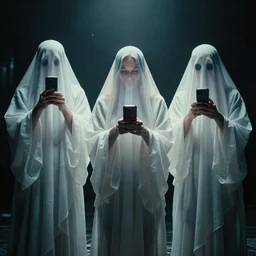weird concert with only ghosts with blackberry phones are here also Keanu reeves Witherspoon