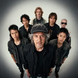 portrait of neil young, kim jung gi, Greg Rutkowski, Zabrocki, Karlkka, Jayison Devadas, Phuoc Quan, trending on Artstation, 8K, ultra wide angle, zenith view, pincushion lens effect