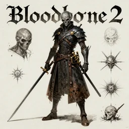 Bloodborne 2 leak 2025, concept art, in the style of Artgerm,