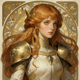 Samus Aran closeup, D&D, fantasy, intricate, elegant, highly detailed, digital painting, artstation, concept art, matte, sharp focus, illustration, hearthstone, art by Artgerm and Greg Rutkowski and Alphonse Mucha