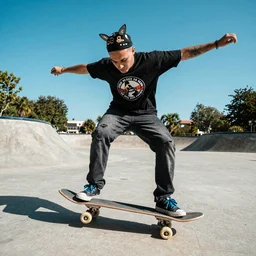 borat skateboarding