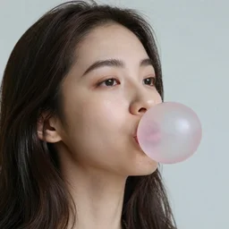 girl and bubblegum