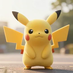 real life Pokemon, fluffy, realistic, golden hour, sharp focus