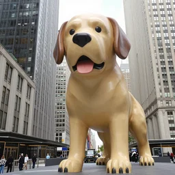 a giant dog in new york