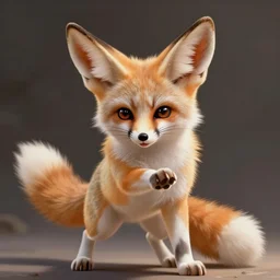 portrait fennec fox animal, doing karate moves, fantasy, digital painting, artstation, concept art, smooth, sharp focus, illustration, art by tian zi and WLOP
