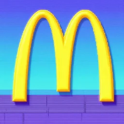 7 0 s acid trip in mcdonald's, vaporwave pixel sorting
