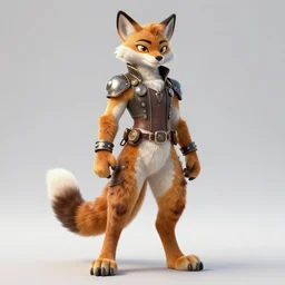 full body of anthropomorphic lynx fursona from behind wearing steampunk vest, posing, woman with lynx head, tail, paws, by charles liu, don bluth, tanidareal, kim jung gi, irakli nadar, intricate linework, unreal engine, radiant light, fantasy style, perfect angle, soft lighting, vibrant color scheme, volumetric lighting, commission art,
