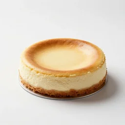 cheesecake, studio product photography, isolated on a pure white background, centered, entire object in frame, sharp focus, soft studio lighting