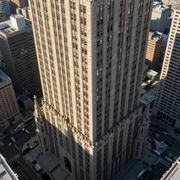 a skyscraper in the style of gothic brutalist architecture hyper detailed photorealistic hd 8 k post - processing high resolution cinematic lightning high angle shot ground level shot