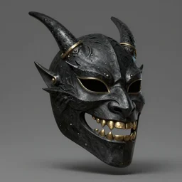 The Black Dragon Mask D&D fantasy Item, art by Donato Giancola and James Gurney, digital art, trending on artstation