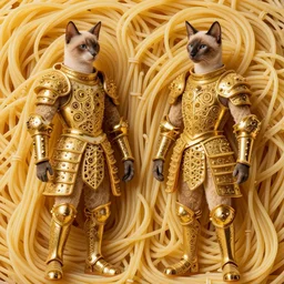2 4 mm, zoomed out, full frame, golden ratio, siamese twins made of spaghetti, intricate armor made of fractals of spagetthi, highly detailed, by giuseppe arcimboldo and ambrosius benson, renaissance, a touch of beksinski, realistic, high definition
