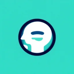 minimalist logo icon for a wandering mind, retro psychology, victo ngai, kilian eng, lois van baarle, beeple