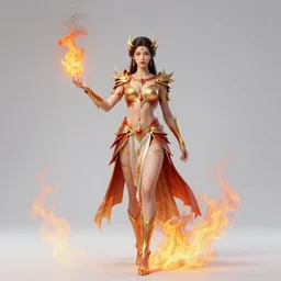 goddess of fire, beautiful fantasy character portrait, ultra realistic, wide angle, intricate details, highly detailed by peter mohrbacher, boris vallejo, hajime sorayama, wayne barlowe, aaron horkey, gaston bussiere, craig mullins