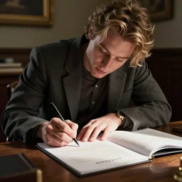 Pete Davidson signing the divorce papers