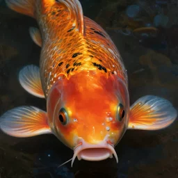portrait of a koi carp!!!!!!!!!!!!!!!!!!!!!!!!!!!, detailed face, detailed painting, epic lighting, by ilya repin, phil hale and kent williams