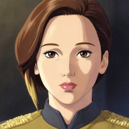 jennifer lawrence, starfleet officer, kyoto animation still, finely illustrated face, intricately detailed features, digital painting, makoto shinkai, painted by ilya kuvshinov and katsura masakazu and alphonse mucha and satoshi kon