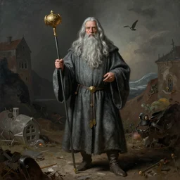 Gandalf, the grey by Rembrandt