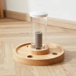 dove wooden design feeder