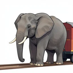 an elephant train hybrid