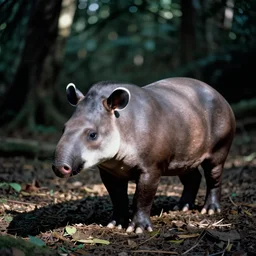 a photo of a tapir pichu ( pokemon ) in its natural habitat, kodak ektachrome e 1 0 0 photography
