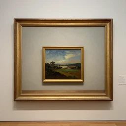 The painting containing the art gallery containing the painting