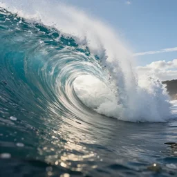 photo of inside a wave