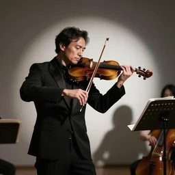 violin solo concert with the orchestra