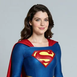 a portrait of supergirl