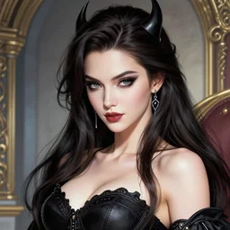 the portrait of neutral evil fallen female dark knight vagabond as absurdly beautiful, gorgeous, elegant, sophisticated, realistic sensual gravure idol, an ultrafine hyperdetailed illustration by kim jung gi, irakli nadar, detailed face, intricate linework, bright colors, octopath traveler, final fantasy, unreal engine 5 highly rendered, global illumination, detailed and intricate environment