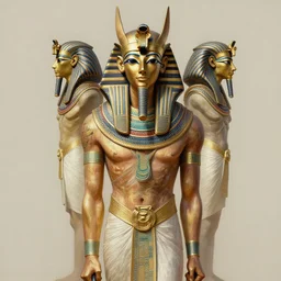 digital _ painting _ of _ egyptian god of death _ by _ filipe _ pagliuso _ and _ justin _ gerard _ symmetric _ fantasy _ highly _ detailed _ realistic _ intricate _ port
