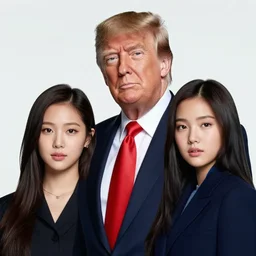 portrait photo of ivanka trump, korean kpop star, in girls generation, photo by martin schoeller