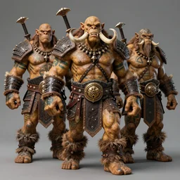 group vintage photograph of a real fantasy warrior orc tribe, tall, muscular, sharp fangs and tusks, big arms, big hands, big feet, armored, tribal paint, highly detailed