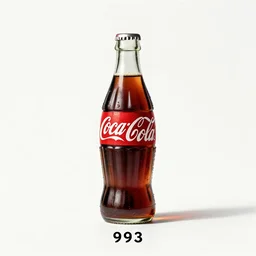 an advertisement for coca cola, a can of coke on a blank background, 1 9 9 3.