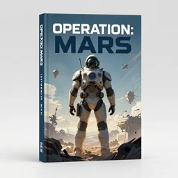 artwork for Operation: Mars sci-fi book cover released in 2022