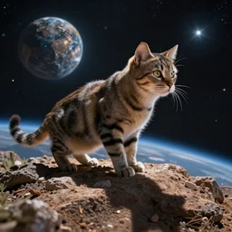 cat in space