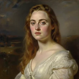 matte painting of sophie turner painted by lawrence alma tadema