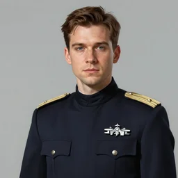 portrait of a man by greg rutkowski, he looks like zachary quinto, he is about 4 0 years old, wearing navy admiral uniform of the galactic alliance, star wars expanded universe, highly detailed portrait, digital painting, artstation, concept art, smooth, sharp foccus ilustration, artstation hq