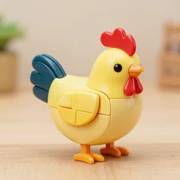 cute Japanese 3d plastic chicken puzzle