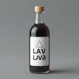 a bottle of lava