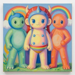 🌈 🕳 colorful detailed by shusei nagaoka, david rudnick, airbrush on canvas, pastell colours, cell shaded