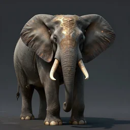 symmetry!! octane render ， cyberpunk style elephant, art by artgerm and greg rutkowski and magali villeneuve, d & d, sacred ， fantasy, highly detailed, digital painting, trending on artstation, concept art, sharp focus, illustration