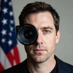 portrait of the united states president, photograph of the man from doom. photographed with leica summilux - m 2 4 mm lens, detailed photorealistic face, iso 1 0 0, f / 8, portra 4 0 0
