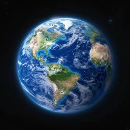 egg earth in outer space