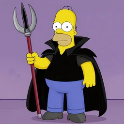 homer Simpson as doom slayer