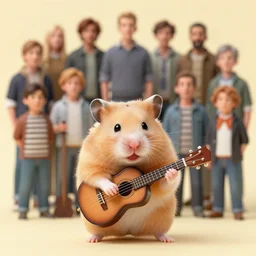 a little hamster playing guitar, Lilia Alvarado, Sophie Anderson, Mark Arian, Bob Byerley, Charlie Bowater, Mark Brooks, Steve Henderson, Justin Gerard, Arthur Hughes, Edward Robert Hughes, Mark Keathley, Victor Nizovtsev, Carlos Shwabe, Ross Tran, WLOP